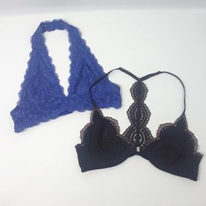 Free People Lace Bras Lot of 2